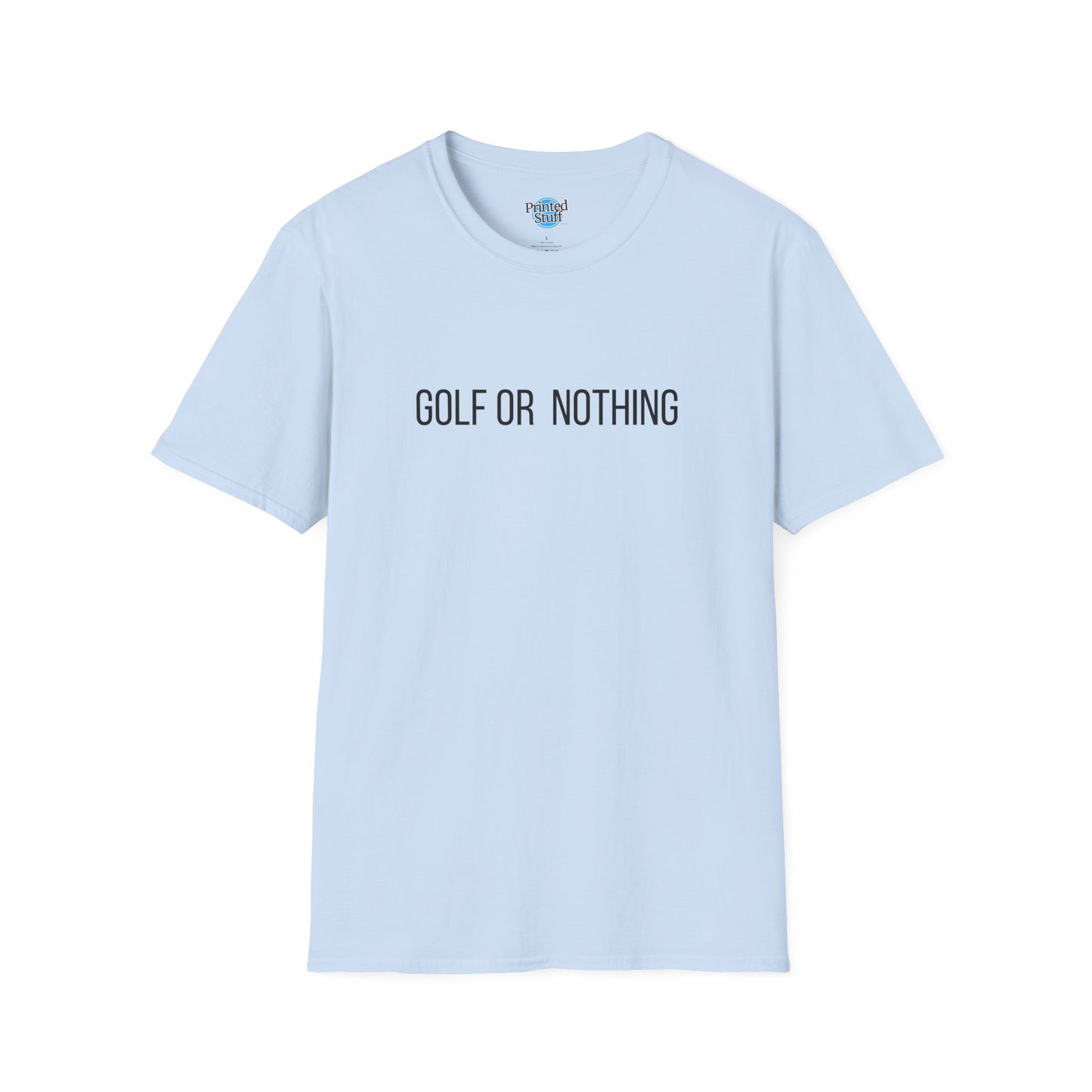 Golf or nothing (Black text)