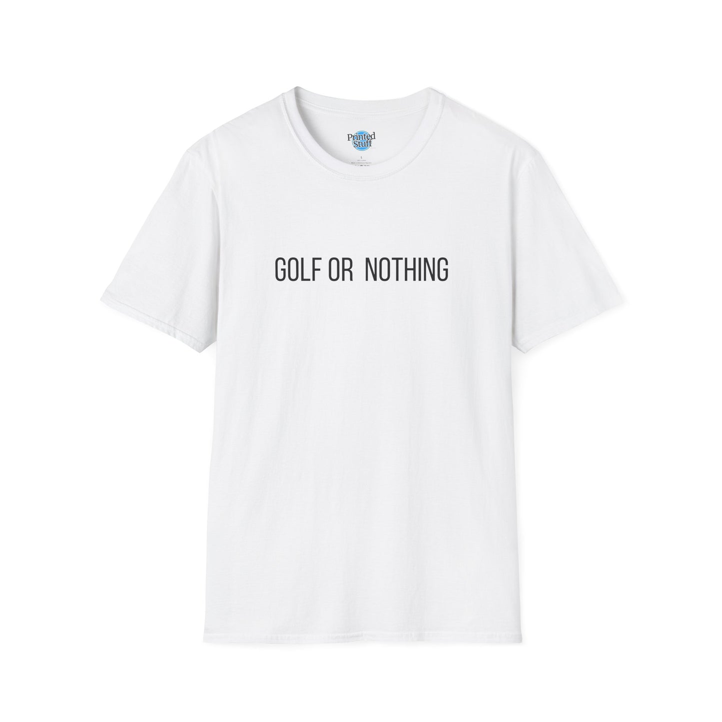 Golf or nothing (Black text)