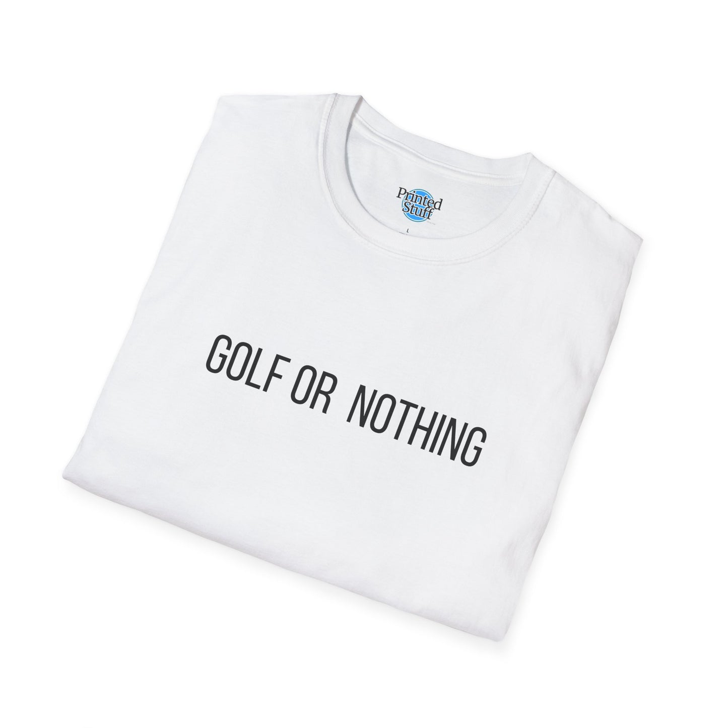 Golf or nothing (Black text)