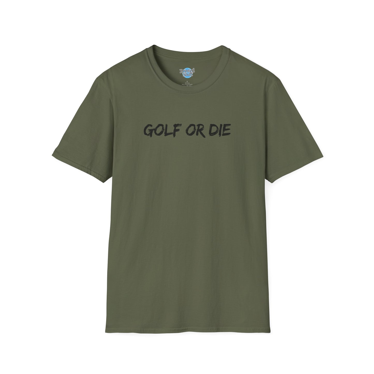 Golf or Die (Black text)