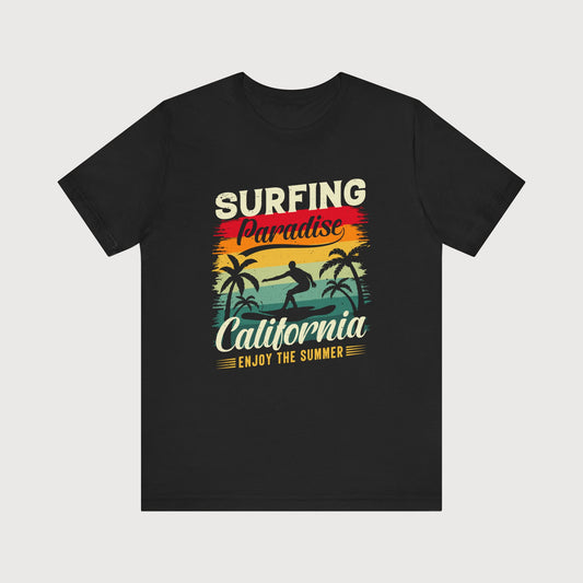 Surfing Paradise California | T-Shirt